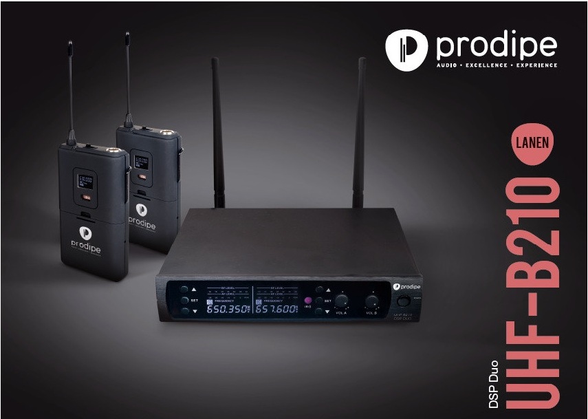 Prodipe Dsp Duo Uhf-b210 Headset - Micro Hf Cravate - Variation 2