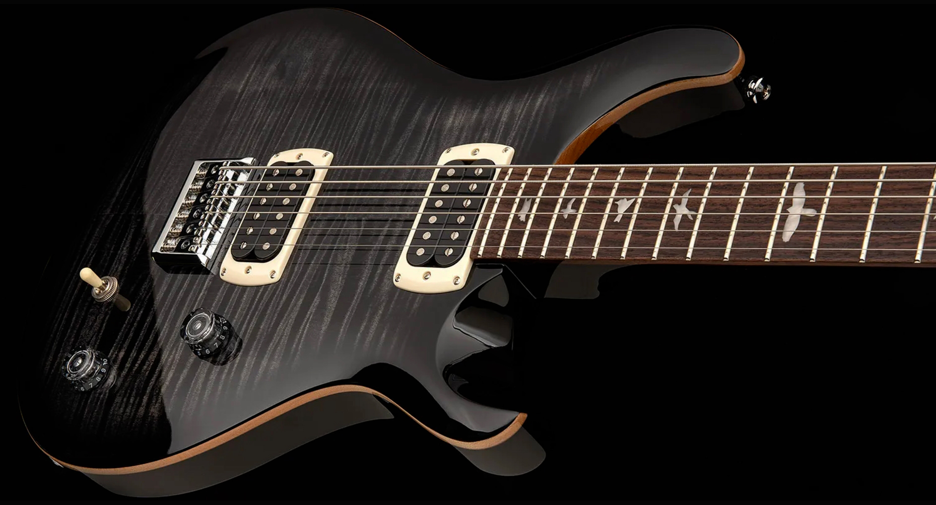 Prs 277 Se (wing Tuners) Baritone 2h Ht Eb - Charcoal Burst - Guitare Électrique Baryton - Variation 3