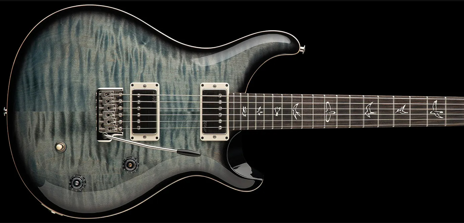 Prs Ce 22 Bolt-on Usa Ltd 2h Trem Rw - Faded Blue Smokeburst - Guitare Électrique Double Cut - Variation 2