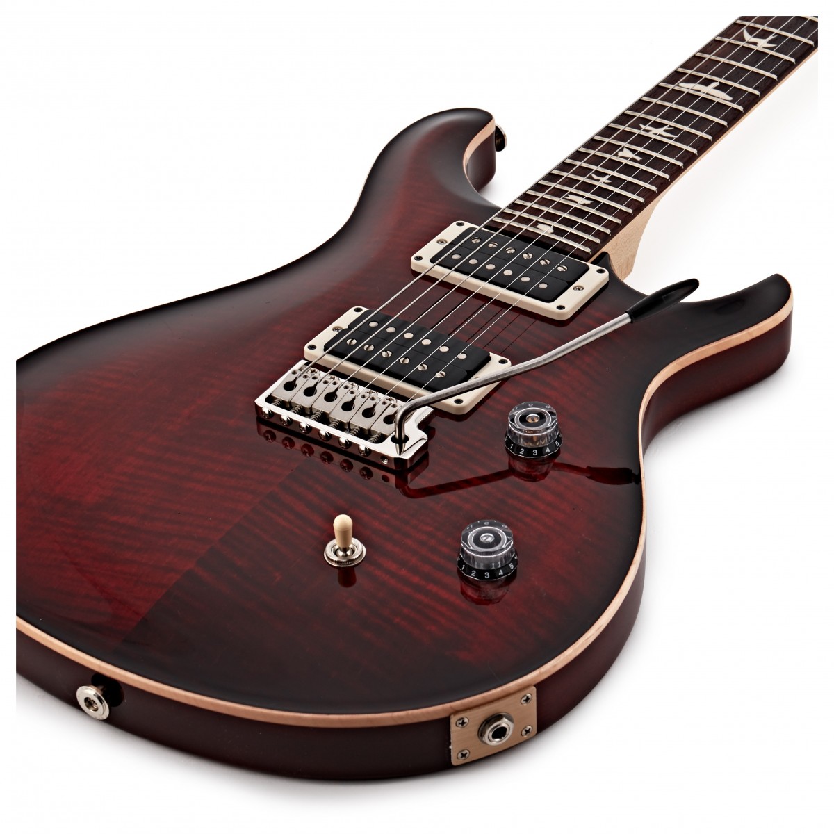 Prs Ce 24 Bolt-on Usa Hh Trem Rw - Fire Red Burst - Guitare Électrique Double Cut - Variation 3