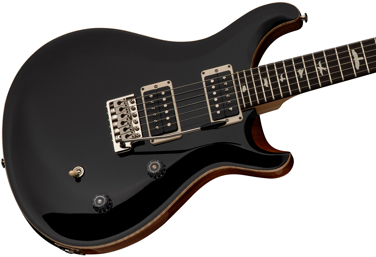 Prs Ce24 Bolt-on Usa 2h 85/15 Trem Rw - Black - Guitare Électrique Double Cut - Variation 2