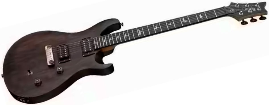 Prs Ce24 Standard Stoptail Satin Se Bolt-on 2h Trem Rw - Charcoal Burst - Guitare Électrique Double Cut - Variation 2