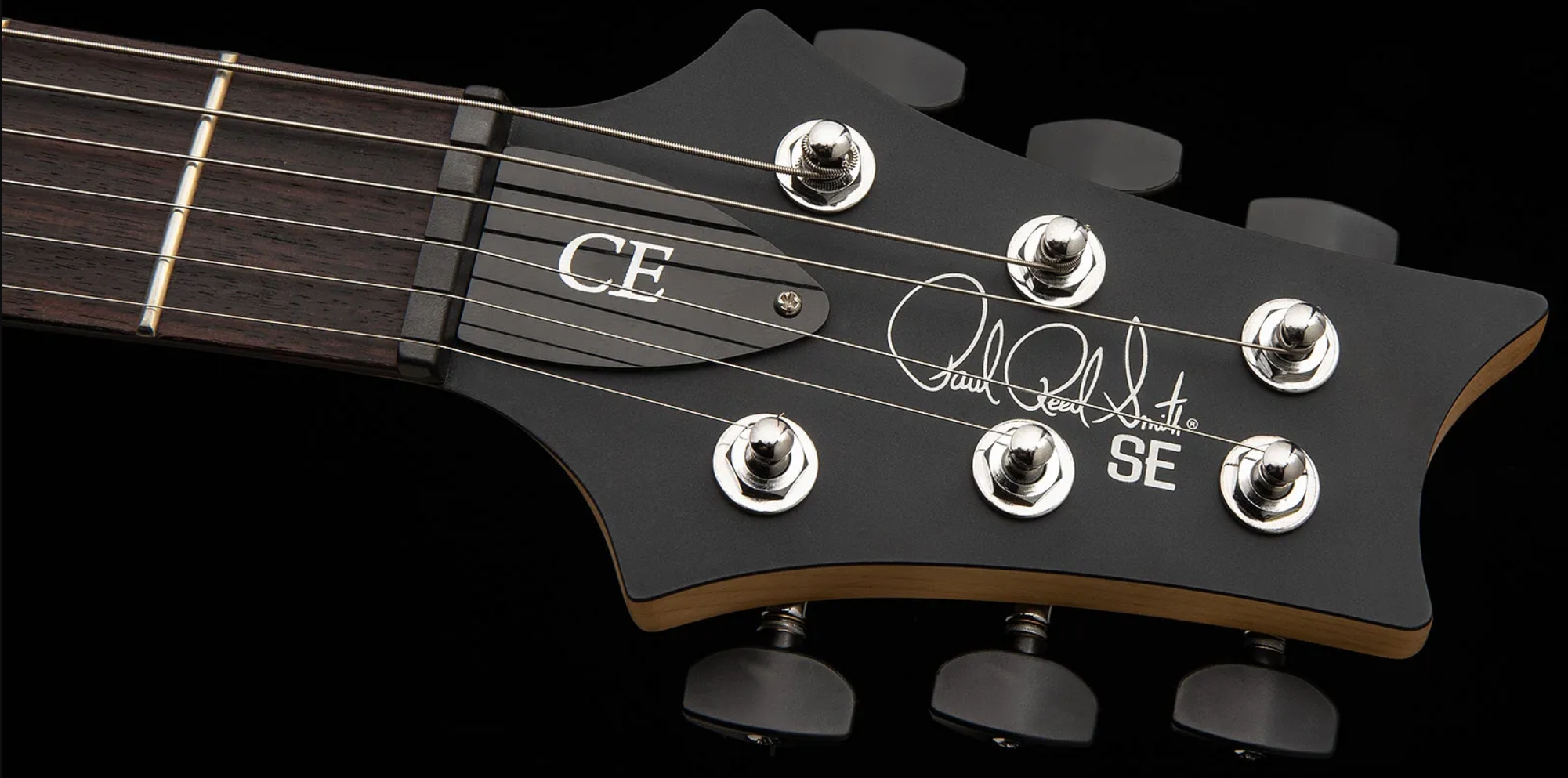 Prs Ce24 Standard Stoptail Satin Se Bolt-on 2h Trem Rw - Charcoal Burst - Guitare Électrique Double Cut - Variation 5