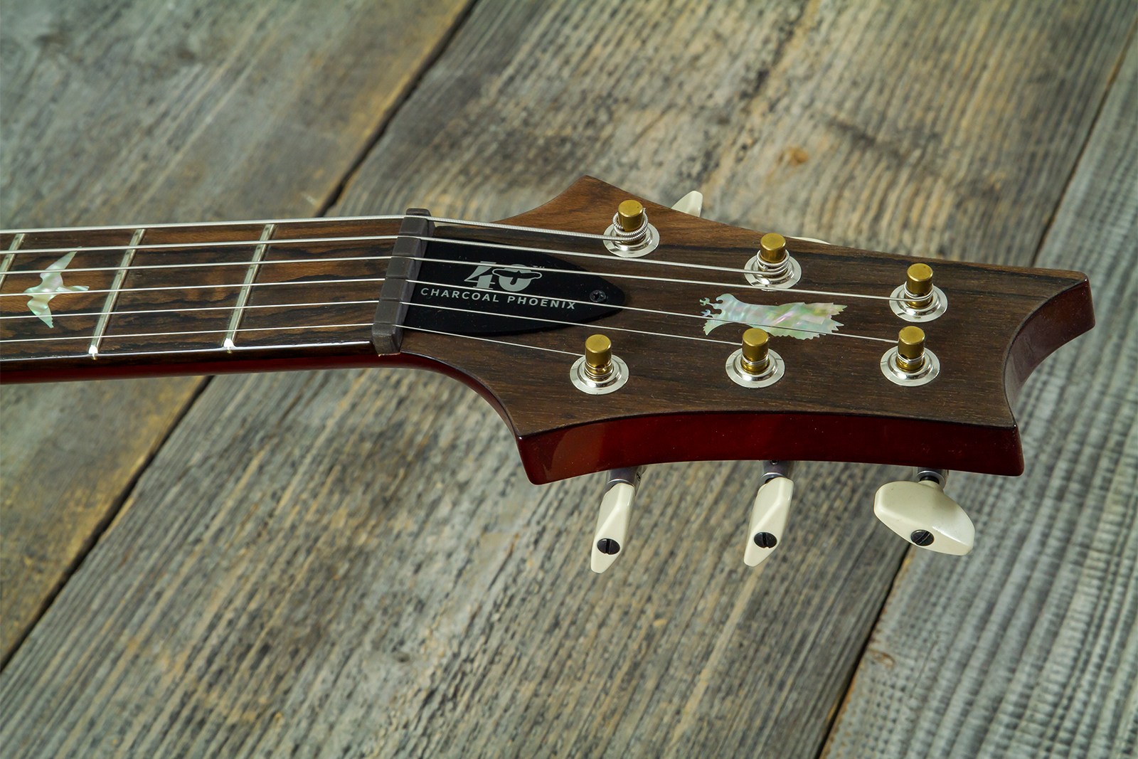 Prs Charcoal Phoenix Ltd Usa 2h Ht Rw - Grey - Guitare Électrique Forme Str - Variation 17