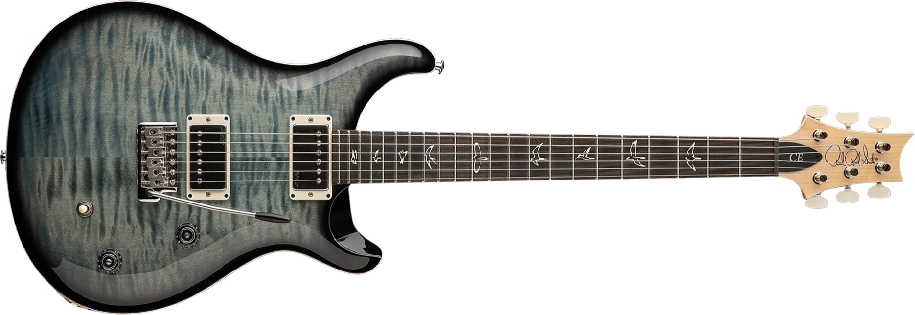 Prs Ce 22 Bolt-on Usa Ltd 2h Trem Rw - Faded Blue Smokeburst - Guitare Électrique Double Cut - Main picture