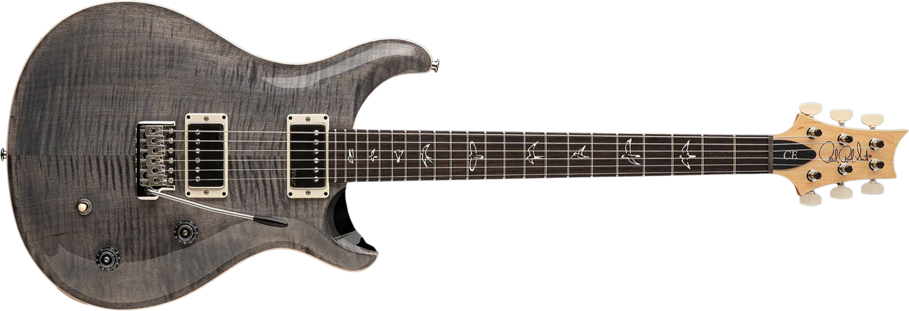 Prs Ce 22 Bolt-on Usa Ltd 2h Trem Rw - Faded Gray Black - Guitare Électrique Double Cut - Main picture