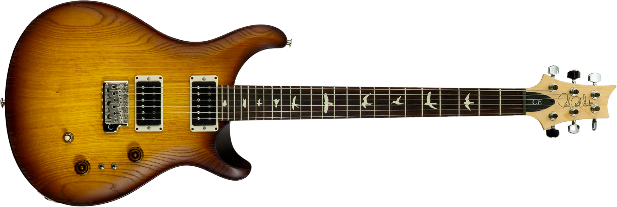 Prs Ce24-08 Swamp Ash Hand-signed Usa 2h Trem Rw #0397253 - Mccarty Tobacco Burst - Guitare Électrique Double Cut - Main picture