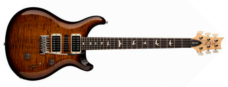 Prs Ce24 Special Ltd Bolt-on Usa Hsh Trem Rw - Black Amber - Guitare Électrique Double Cut - Main picture