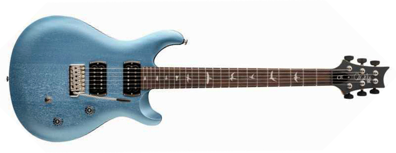 Prs Ce24 Standard Satin Wing Tuners Se Bolt-on 2h Trem Rw - Ice Blue Metallic - Guitare Électrique Double Cut - Main picture
