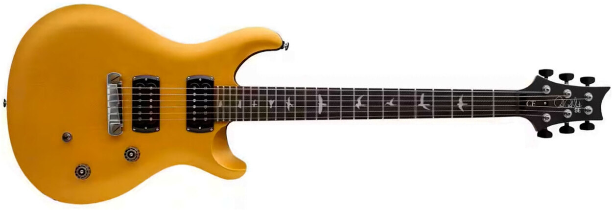 Prs Ce24 Standard Stoptail Satin Se Bolt-on 2h Trem Rw - Metallic Gold - Guitare Électrique Double Cut - Main picture