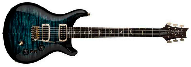 Prs Custom 24-08 Usa 2h Tci Trem Rw - Cobalt Smokeburst - Guitare Électrique Double Cut - Main picture