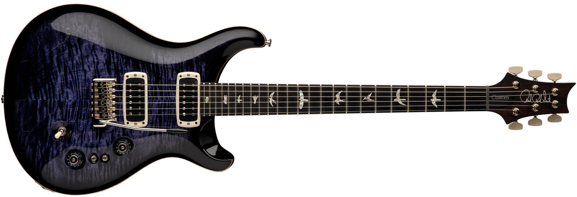 Prs Custom 24-08 Usa 2h Tci Trem Rw - Purple Mist - Guitare Électrique Double Cut - Main picture