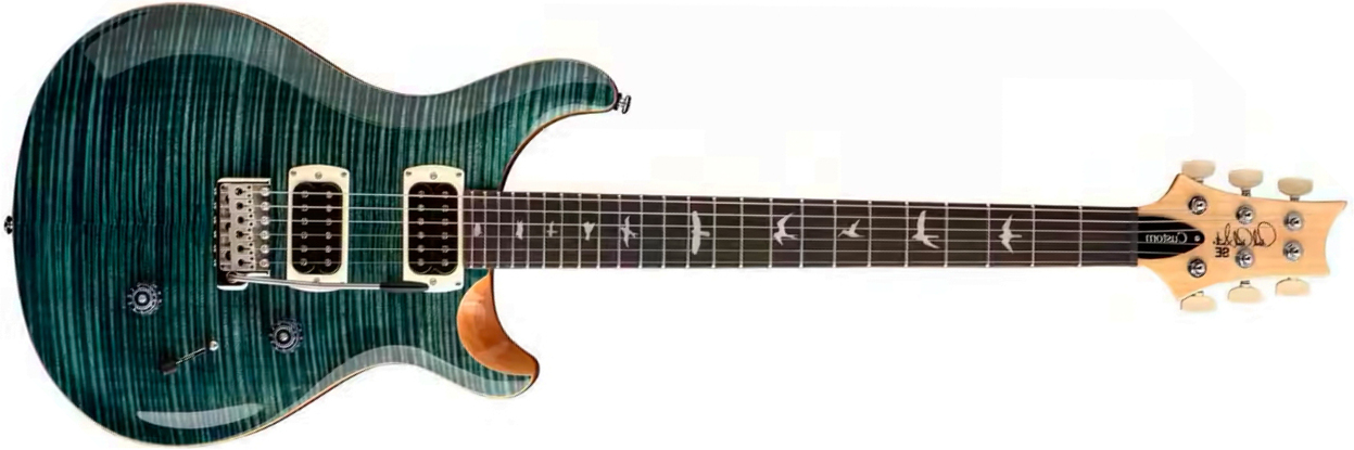 Prs Custom 24 Se 2h Trem Rw - Slate Blue - Guitare Électrique Double Cut - Main picture