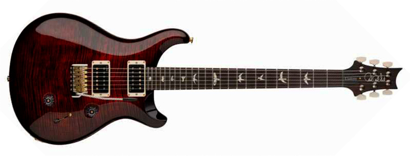 Prs Custom 24 Usa 2h Dmo Trem Rw - Fire Smokeburst - Guitare Électrique Double Cut - Main picture