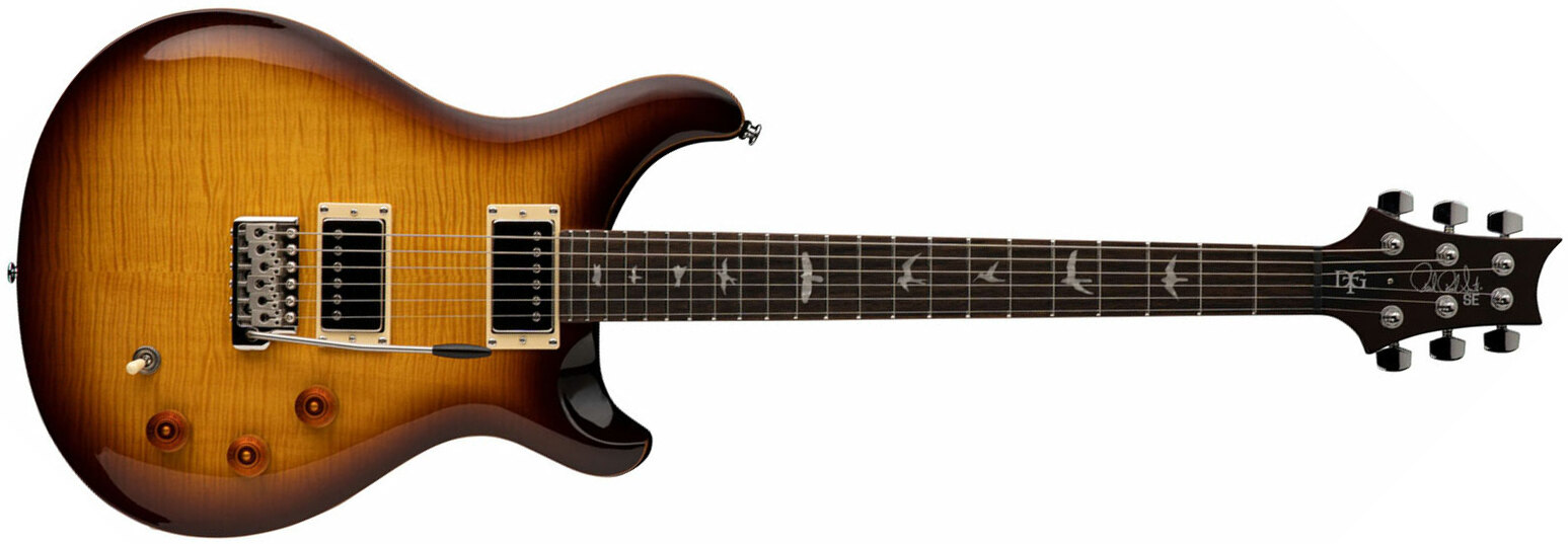 Prs David Grissom Se Dgt 2023 Signature 2h Trem Rw - Mccarty Tobacco Sunburst - Guitare Électrique Double Cut - Main picture