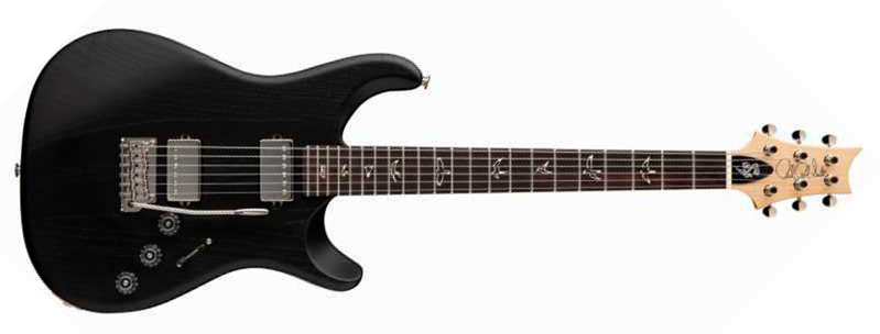 Prs Fiore Hh Satin Bolt-on Usa 2h Trem Rw - Black Hyacinth - Guitare Électrique Double Cut - Main picture