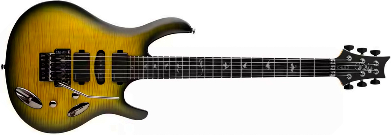 Prs Herman Li Chleo Se Signature Hsh Fishman Fluence Fr Eb - Mantis Burst - Guitare Électrique MÉtal - Main picture