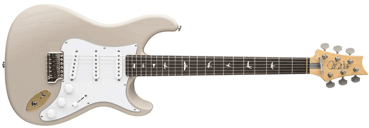 Prs John Mayer Silver Sky Dead Spec Usa Ltd Signature 3s Trem Rw - Moc Sand Satin - Guitare Électrique Forme Str - Main picture