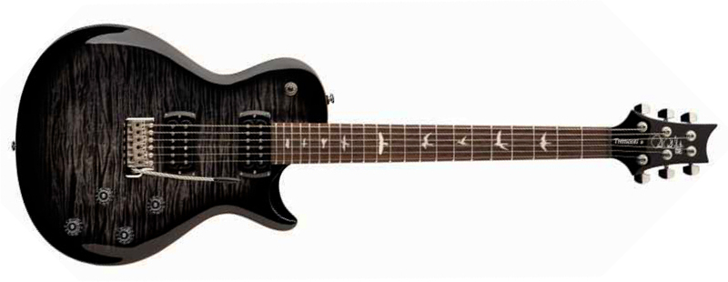 Prs Mark Tremonti Se Signature 2h Trem Rw - Charcoal Burst - Guitare Électrique Single Cut - Main picture