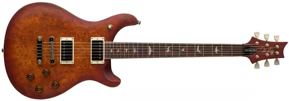 Prs Mccarty 594 Laurel Burl Se Exotic Veneer Trem 2h Rw - Vintage Sunburst - Guitare Électrique Single Cut - Main picture