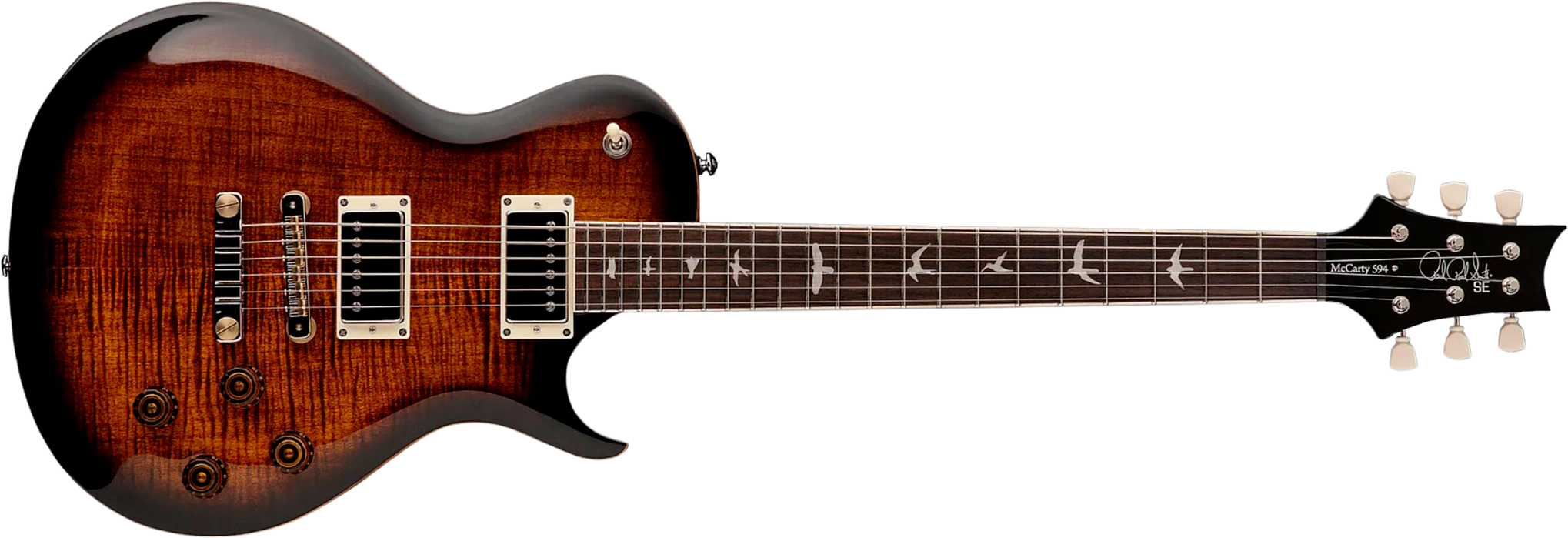 Prs Mccarty 594 Singlecut Se 2h Ht Rw - Black Gold Burst - Guitare Électrique Single Cut - Main picture