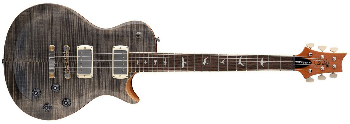 Prs Mccarty 594 Singlecut Se (wing Tuners) 2h Ht Rw - Charcoal - Guitare Électrique Double Cut - Main picture