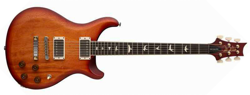 Prs Mccarty 594 Thinline S2 Usa 2h 58/15lt Ht Rw - Dark Cherry Sunburst Satin - Guitare Électrique Double Cut - Main picture