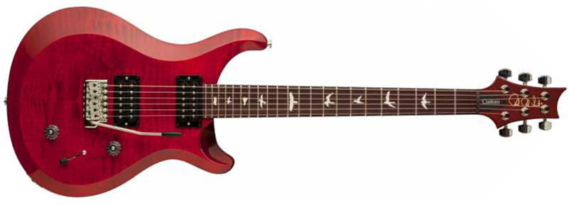 Prs S2 Custom 22 Usa Hh Trem Rw - Scarlet Red - Guitare Électrique Double Cut - Main picture