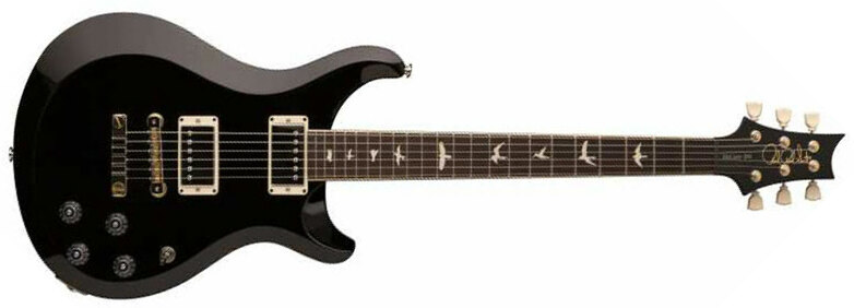 Prs S2 Mccarty 594 Thinline Hh Rw - Black - Guitare Électrique Double Cut - Main picture