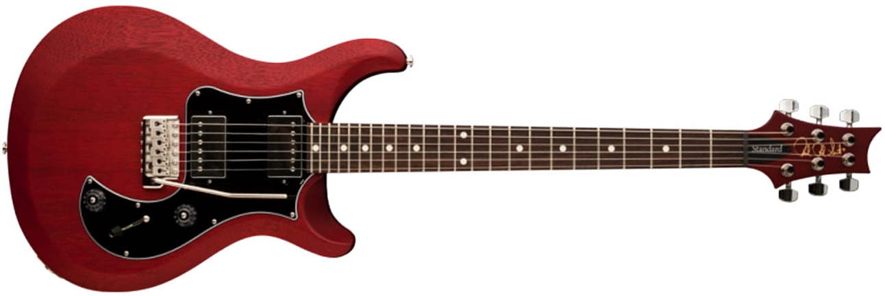 Prs S2 Standard 24 Satin Usa 2h Trem Rw - Vintage Cherry - Guitare Électrique Double Cut - Main picture