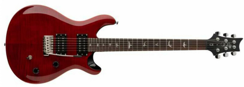 Prs Se Ce 24 Hh Trem Mn - Black Cherry - Guitare Électrique Double Cut - Main picture