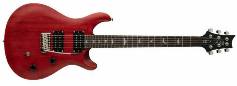 Prs Se Ce24 Standard 2h Trem Rw - Vintage Cherry - Guitare Électrique Double Cut - Main picture