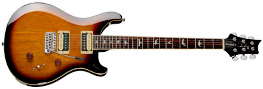 Prs Se Standard 24 2021 Hh Trem Rw +housse - Tobacco Sunburst - Guitare Électrique Double Cut - Main picture