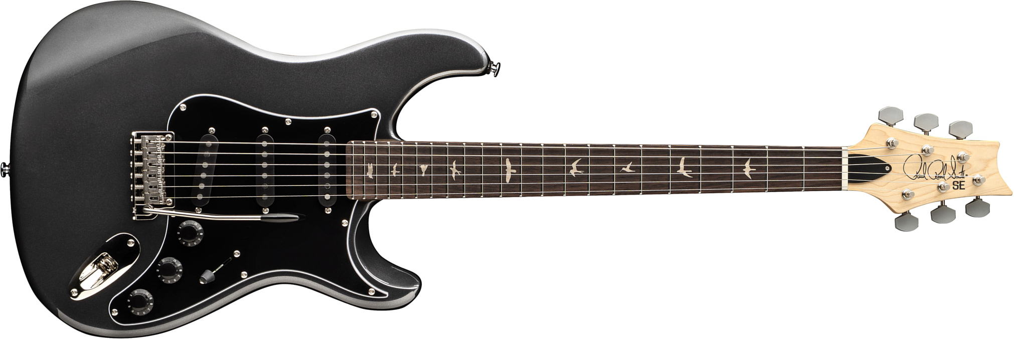 Prs Silver Sky Defender Se Ltd Signature 3s Trem Rw - Carpathian Grey - Guitare Électrique Forme Str - Main picture