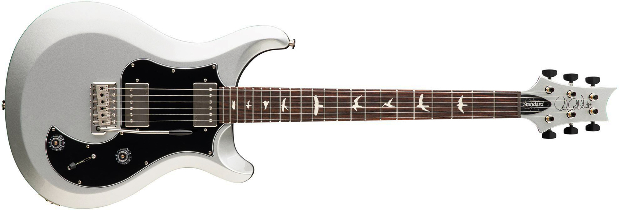 Prs Standard 22 S2 Usa 2h Trem Rw - Platinum Metallic - Guitare Électrique Double Cut - Main picture