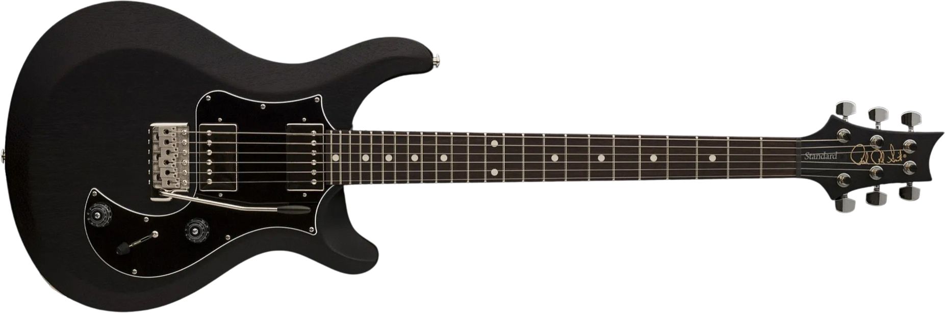 Prs Standard 24 Satin S2 Usa 2h 58/15 Lt-s Trem Rw - Charcoal - Guitare Électrique Double Cut - Main picture