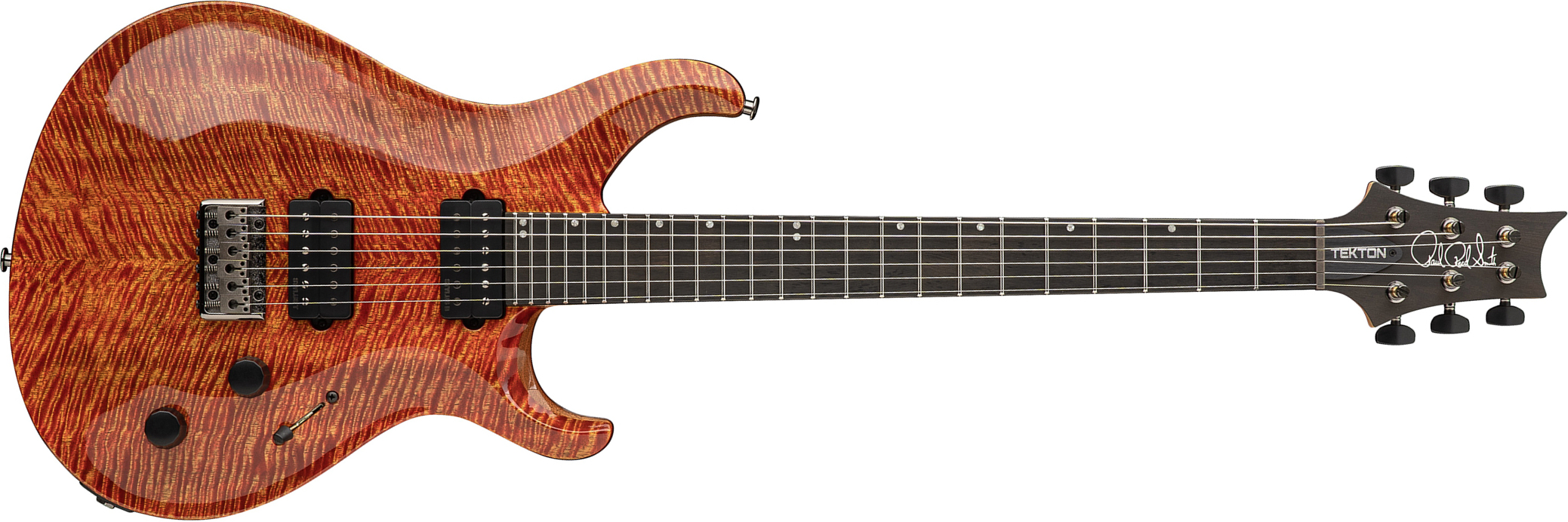 Prs Tekton Usa 2h Ht Eb - Imperial Topaz - Guitare Électrique Double Cut - Main picture