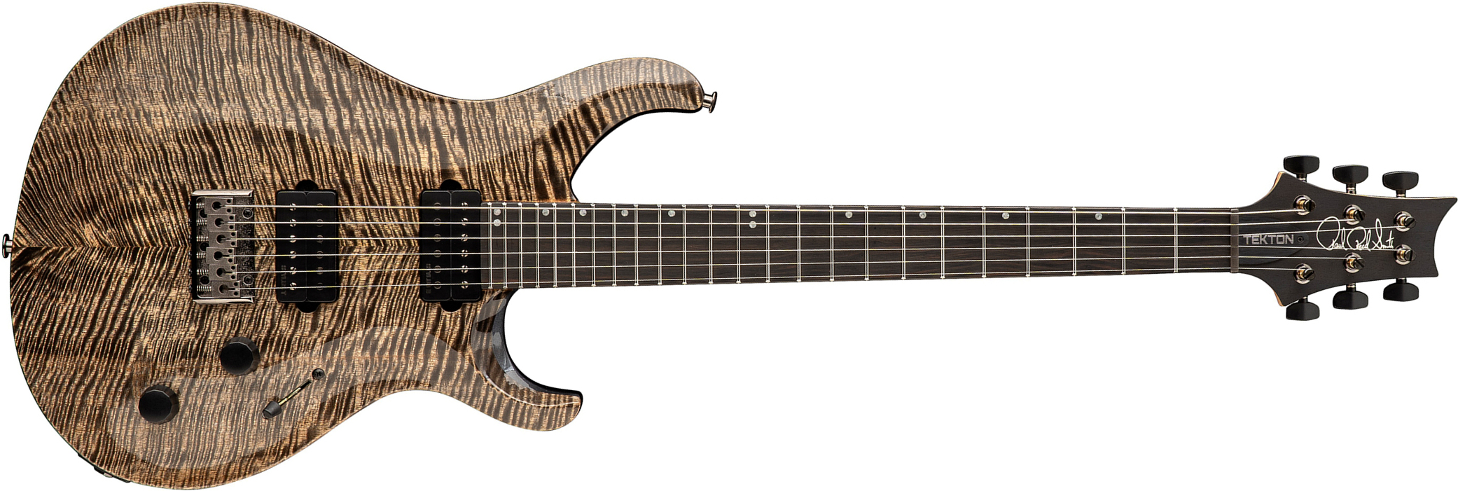 Prs Tekton Usa 2h Ht Eb - Black Tourmaline - Guitare Électrique Double Cut - Main picture