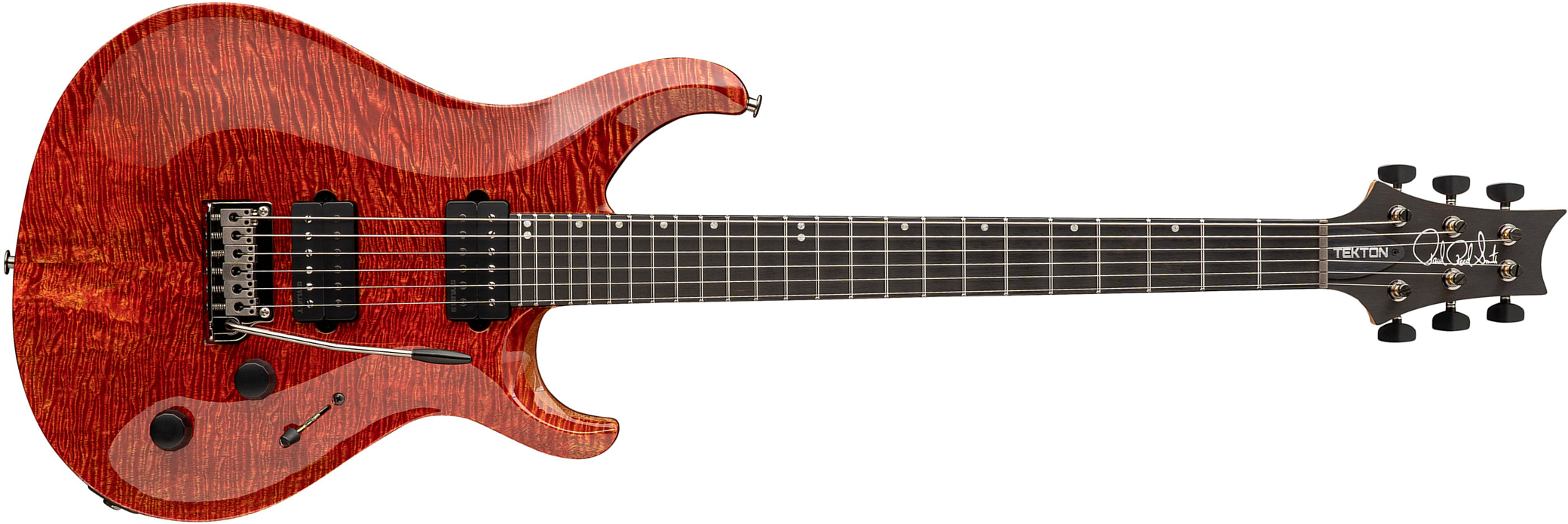 Prs Tekton Usa 2h Trem Eb - Imperial Topaz - Guitare Électrique Double Cut - Main picture
