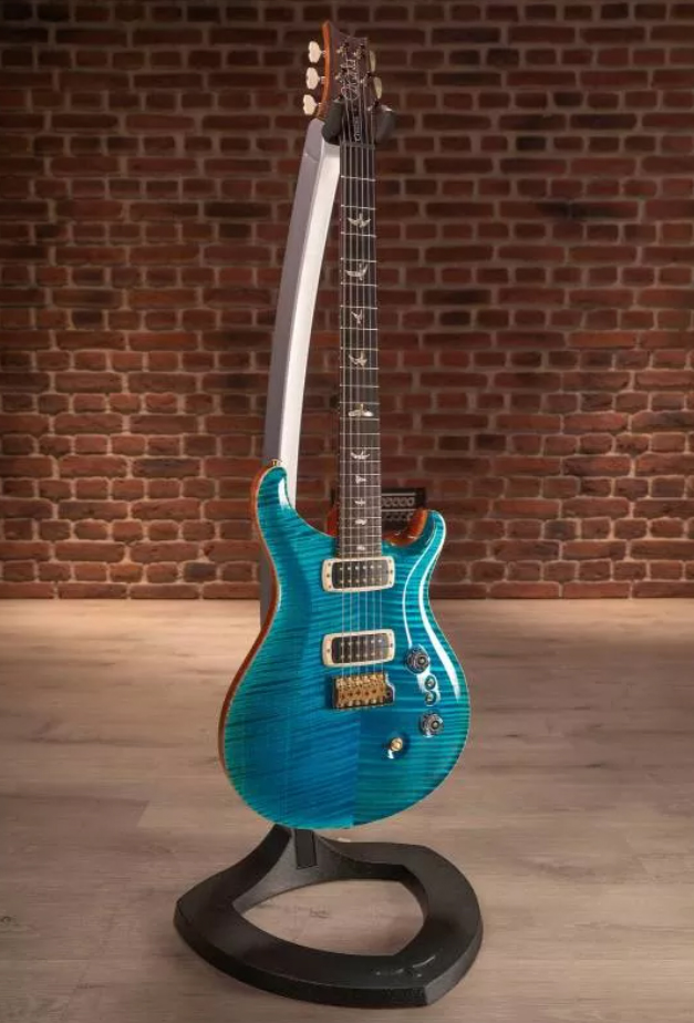 Prs Custom 24-08 10 Top Usa 2h Tci Trem Rw - Carroll Blue - Guitare Électrique Double Cut - Variation 1