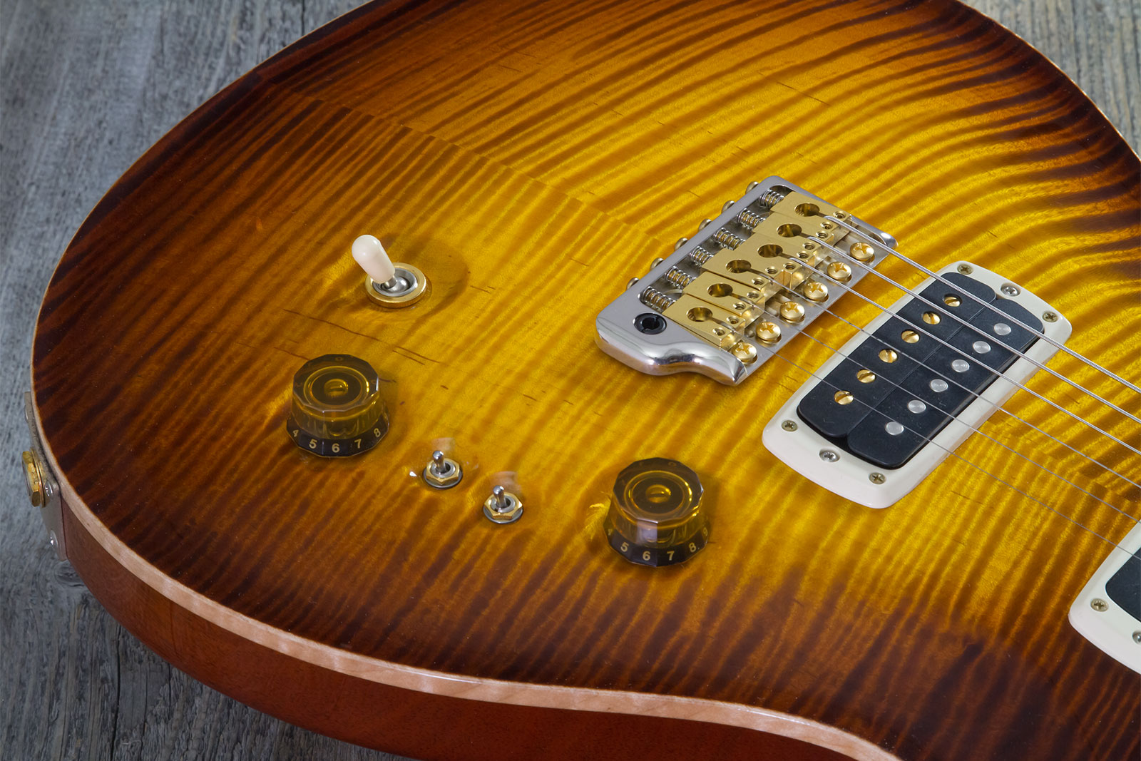 Prs Custom 24-08 Private Stock Hand-signed Usa 2h Trem Rw #0385255 - Mccarty Glow - Guitare Électrique Double Cut - Variation 3