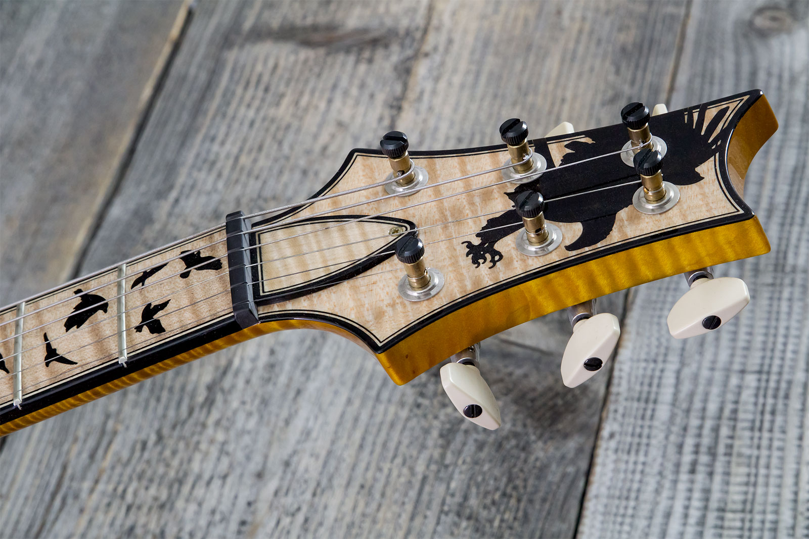 Prs Custom 24-08 Private Stock Hand-signed Usa 2h Trem Rw #0385255 - Mccarty Glow - Guitare Électrique Double Cut - Variation 6