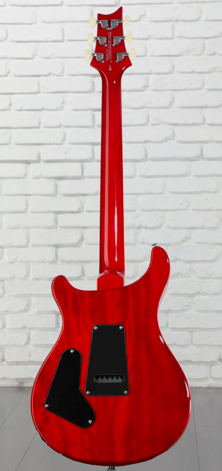 Prs Custom 24-08 Quilt Se (wing Tuners) 2h Trem Rw - Charcoal Cherry Burst - Guitare Électrique Double Cut - Variation 1