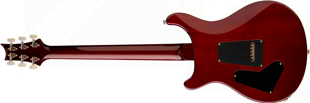 Prs Custom 24-08 Usa 2h Tci Trem Rw - Dark Cherry Sunburst - Guitare Électrique Double Cut - Variation 1