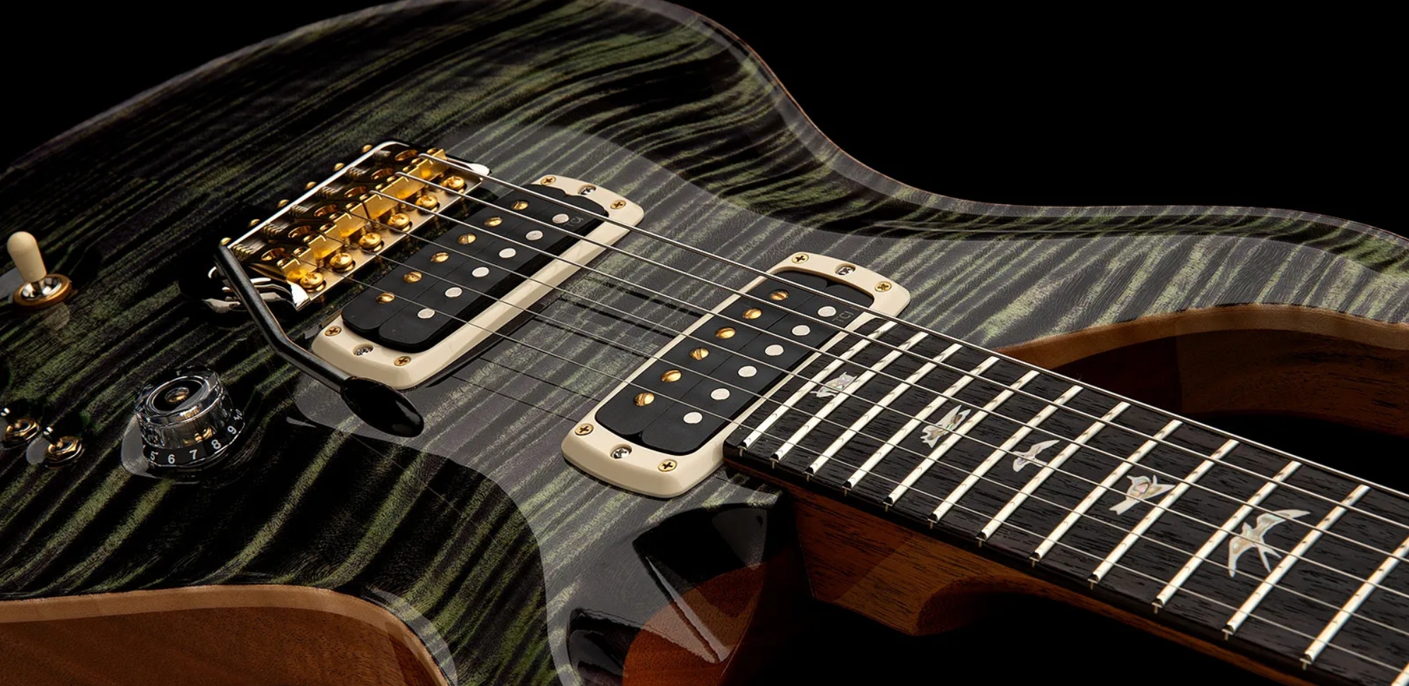 Prs Custom 24-08 Usa 2h Tci Trem Rw - Aurora Borealis - Guitare Électrique Double Cut - Variation 2