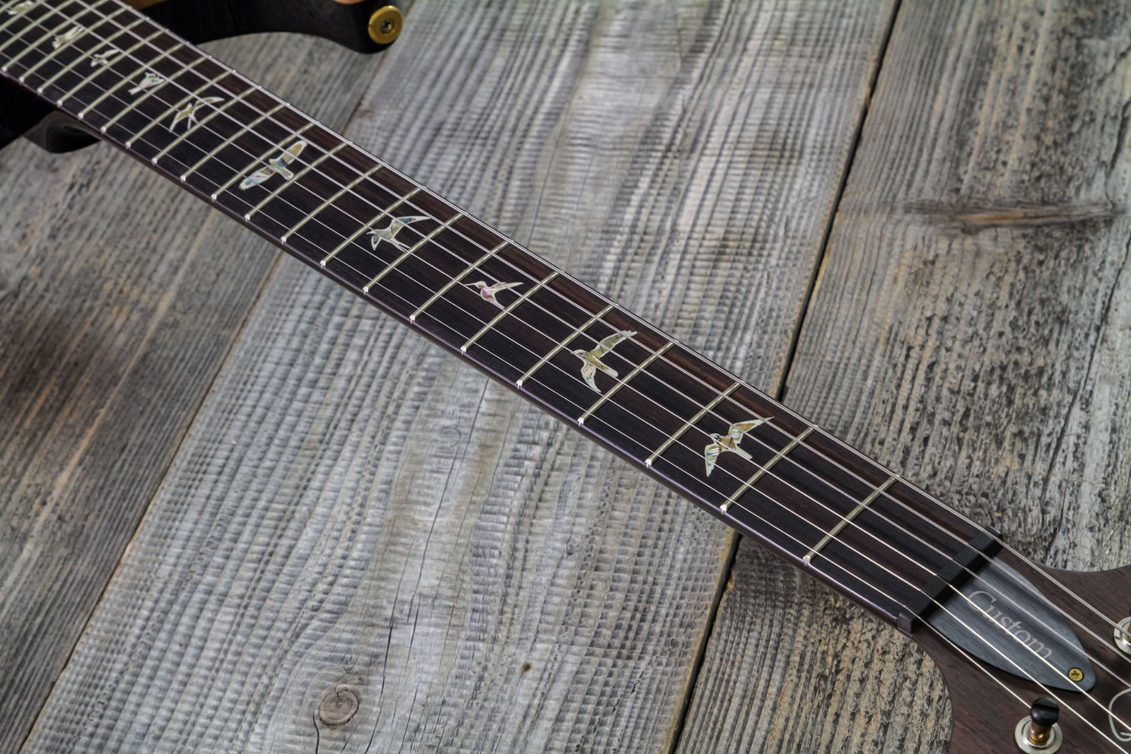 Prs Custom 24 10 Top Hand-signed Usa 2h Trem Rw #0383878 - Purple Mist - Guitare Électrique Double Cut - Variation 5