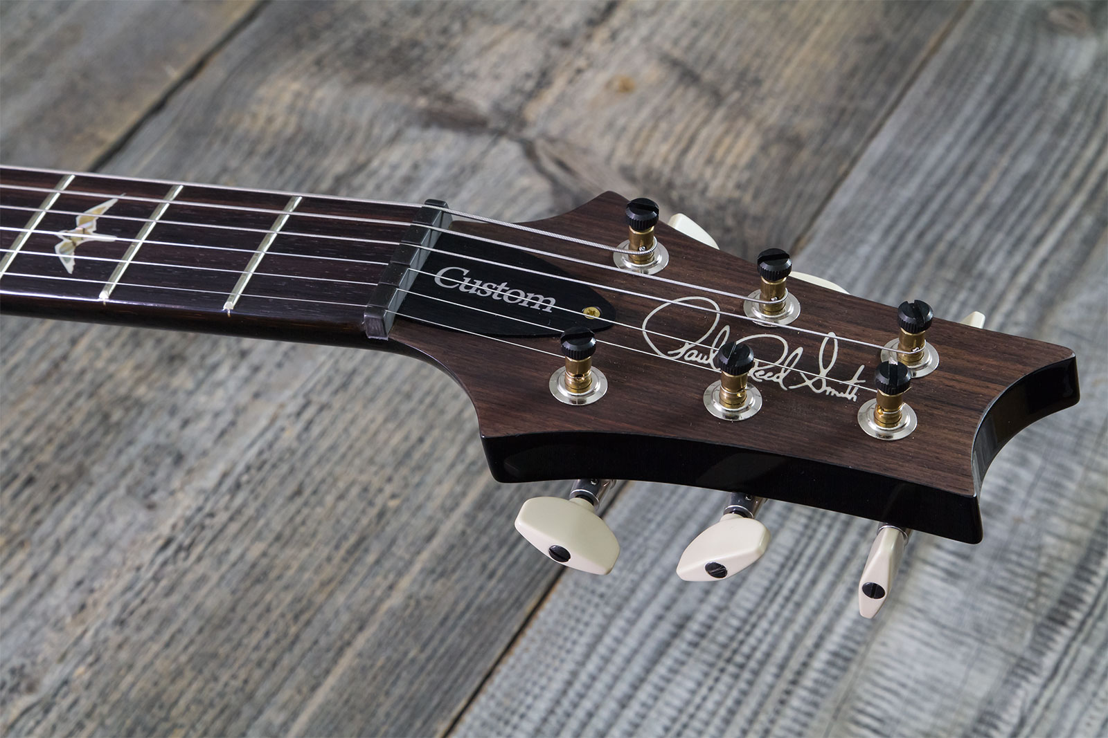 Prs Custom 24 10 Top Hand-signed Usa 2h Trem Rw #0383878 - Purple Mist - Guitare Électrique Double Cut - Variation 6