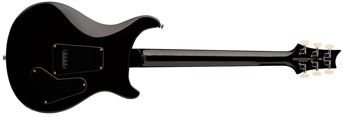 Prs Custom 24 Lh Se (wing Tuners) Gaucher 2h Trem Rw - Black Gold Sunburst - Guitare Électrique Gaucher - Variation 1