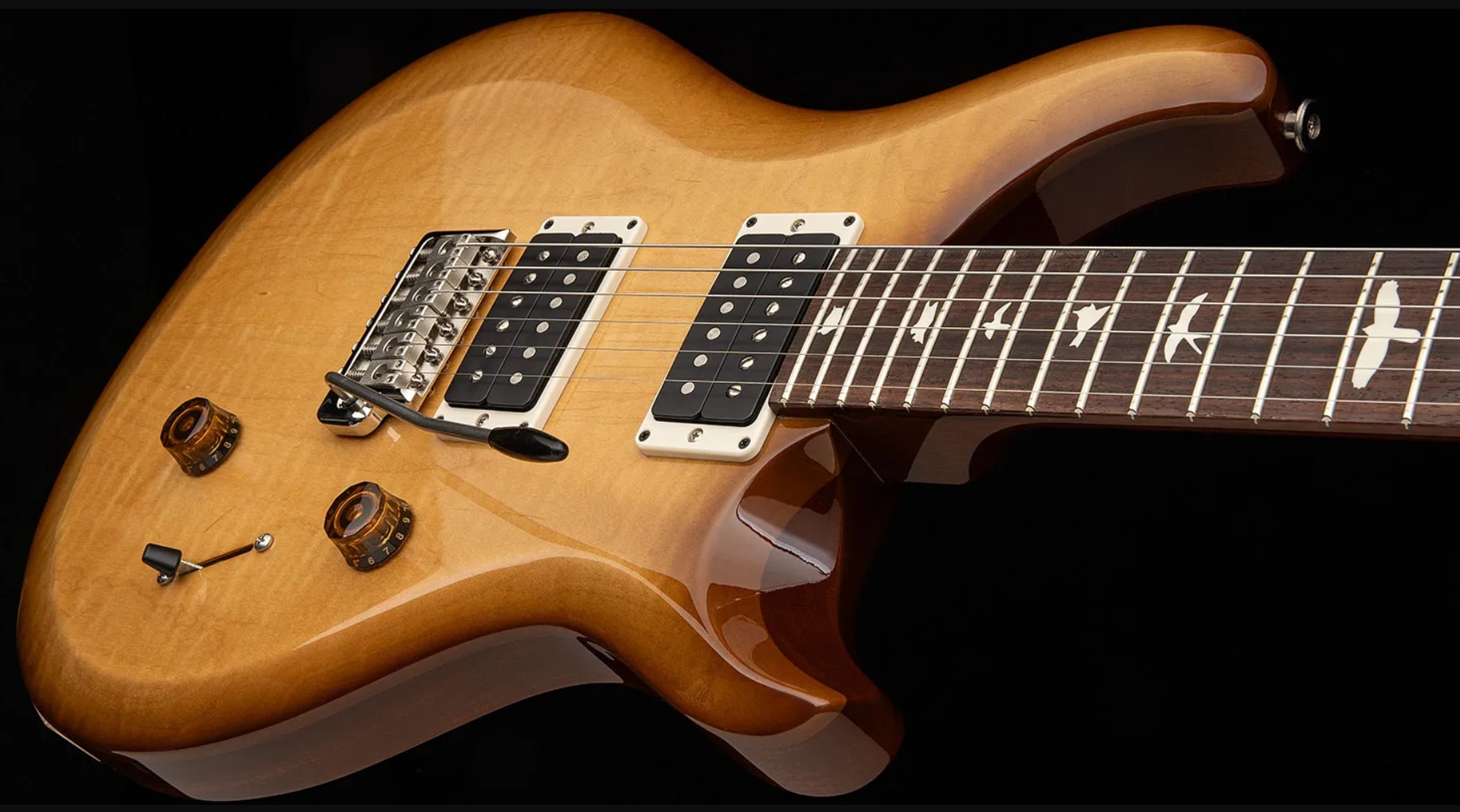 Prs Custom 24 S2 Usa 2h Trem Rw - Vintage Natural - Guitare Électrique Double Cut - Variation 3