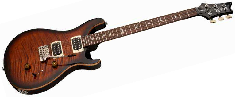 Prs Custom 24 Se 2h Trem Rw - Black Gold Burst - Guitare Électrique Double Cut - Variation 2